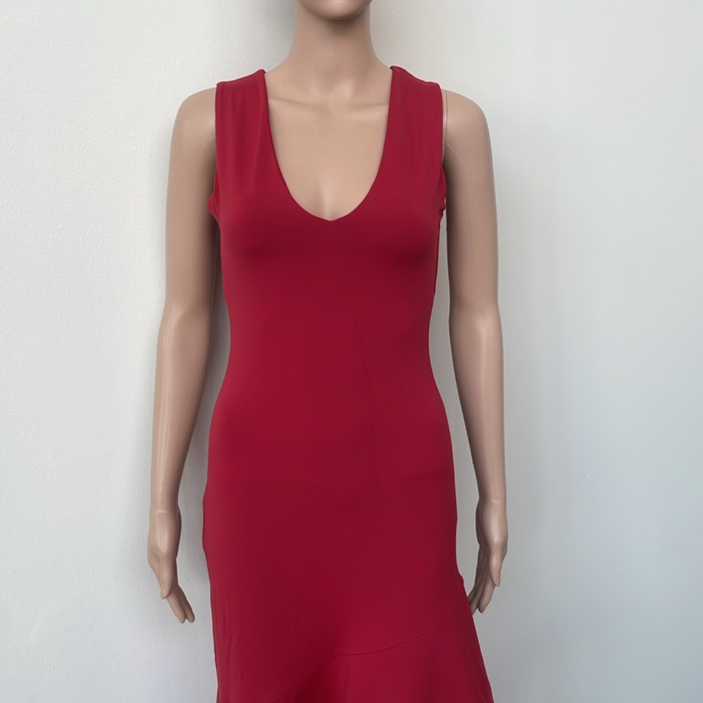 SUSANA MONACO RED DRESS, XS - Picture 2 of 5
